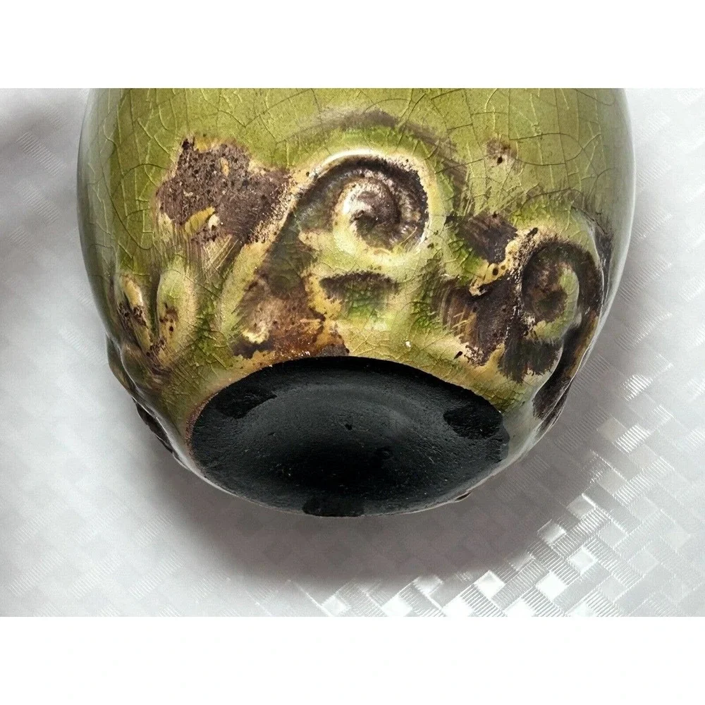 Vintage Rustic‎ Stoneware Pottery 6 1/4” Vase